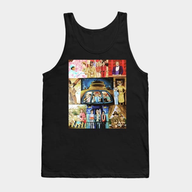 Wes Anderson Tank Top by xandra-homes